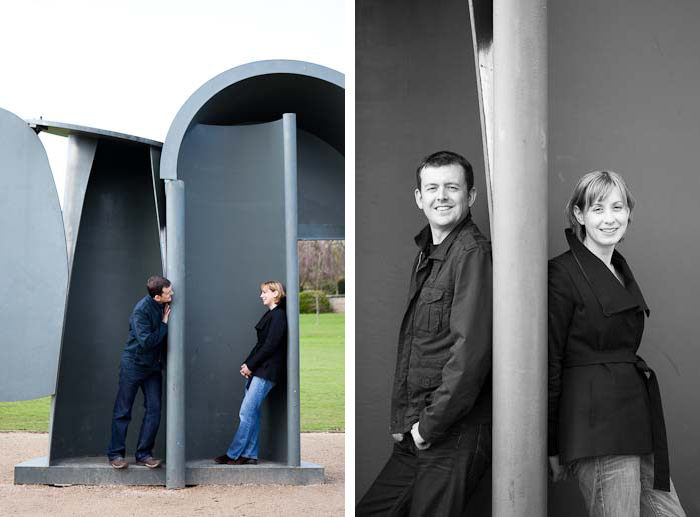 pre wedding shoot yorkshire sculpture park